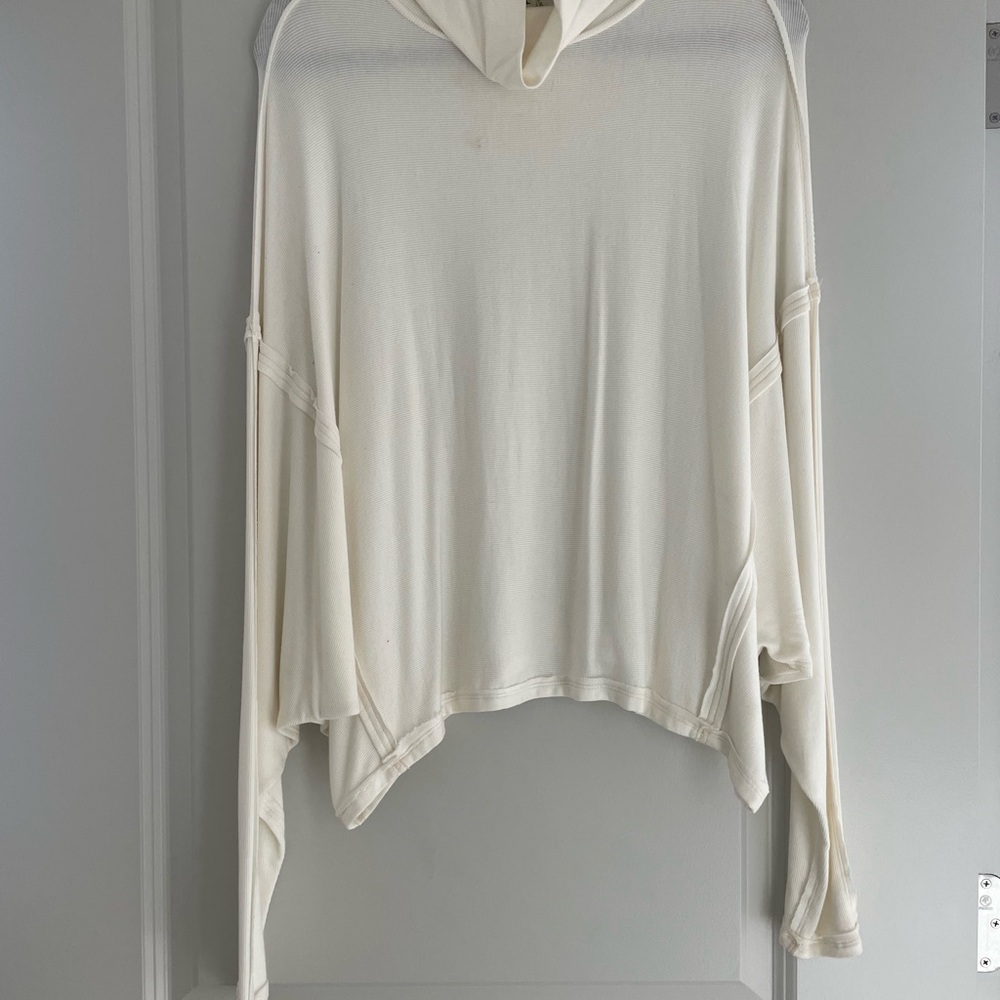 We The Free Cream Cowl Neck Sweater
